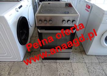 Kuchenka elektryczna HANSEATIC  szer. 50 cm inox Duży Wybór Sprzętu AGD
