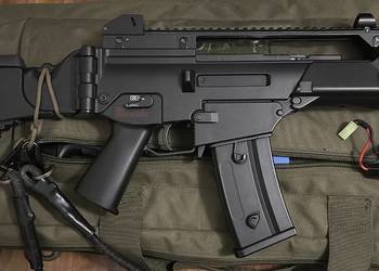Replika karabin G36c ASG 6 mm AEG pistolet akumulator magazynki m4 ak47 mp5