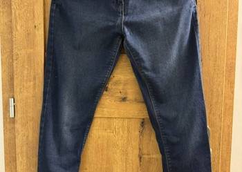 Jeansy damskie XL Carry granatowe bawełna ze streczem denim Collection