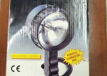 Mocny Szperacz Halogenowy 12V  (Quartz-Halogen Handheld Spotlight)