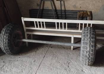 Oś z kołami do przyczepy,przyczepki