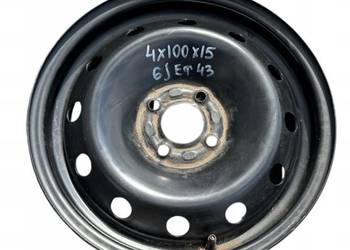 1 x Felga stal Renault NISSAN DACIA 6" x 15" 4x100 ET43