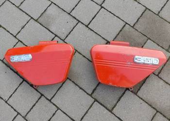 Boczki Jawa 350 + emblematy