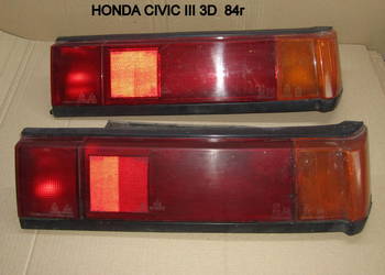 LAMPA TYLNA PRAWA HONDA CIVIC III 3D,043-7320