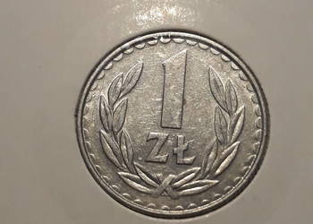 1  złoty 1985 r. nr 10 - około mennicze 1  złoty 1985 r. nr 10 - około mennicze