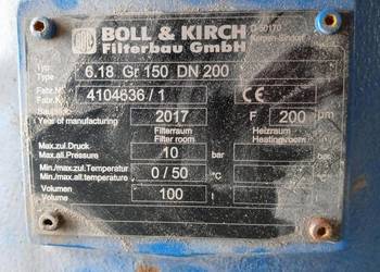 Sprzedam filtr Boll & Kirch, rocznik 2017