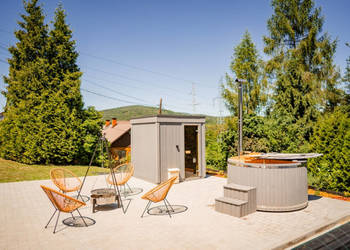 Dom w Beskidach z sauną i balią, 85 m² – gotowy do zamieszkania lub do wyn…