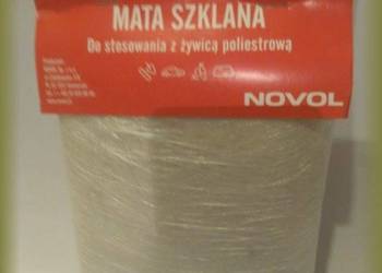 NOVOL MATA SZKLANA 450g-m2 STOSOWANA Z ŻYWICĄ POLIESTROWĄ