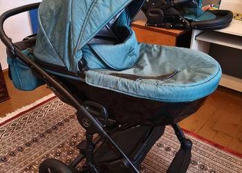 Wózek Junama Diamond zielony + akcesoria spacerówka gondola torba osłona a