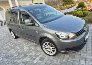 Volkswagen Caddy 1.6tdi MAXI 7 FOTELI pdc ładny stan !! III (2004-)