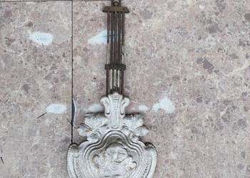 816 Wahadło rusztowe starego zegara ściennego Junghans 10,5cm dł 34cm