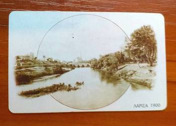 WIDOK Z DAWNYCH CZASÓW NA MIASTO LARISA ( KARTA TELEF. )