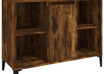Szafka pod umywalkę przydymiony dąb 80x33x60 cm WM-821297