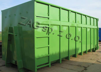 Kontener 36 m3 stalowy hakowy