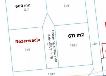 Działka 611 m², Ruda k. Radzymina, MPZP, media
