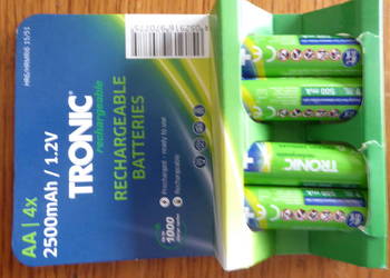 Zestaw 4 akumulatorków 1,2V/AA/AAA 2500/1000mAh TRONIC HG 13781A/B