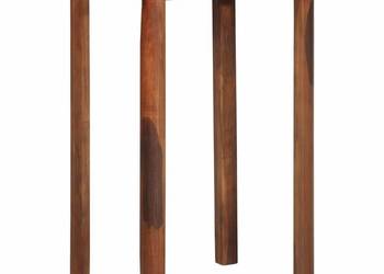 Stół barowy, 60x60x107 cm, lite drewno akacjowe（SKU:4102370）