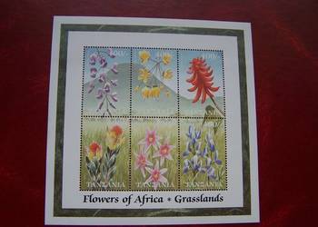 Tanzania 1999 MNH Flora Kwiaty Afryki