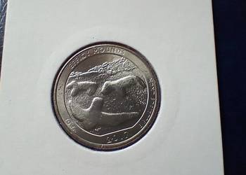 Stare monety 1/4 dolar 2017 P Effigy Mounds USA