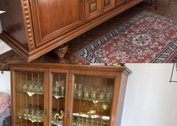 Zestaw do salonu z litego drewna dębowego