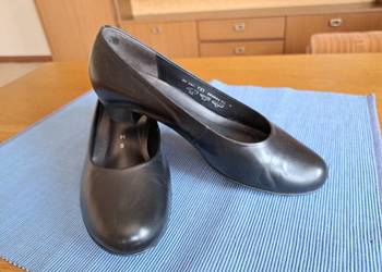 Czółenka czarne mały obcas Gabor Comfort r 38,5 (5 ½) eleganckie wygodne