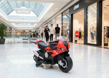 BAWIBUS.PL Autko motorek MOTOR BMW S1000R policyjny auto jeździk zabawki