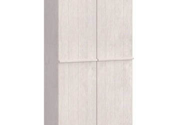 Szafa HAMAR biała 89x50x180 cm lite drewno sosnowe WM-340481