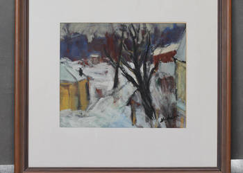-ARTexpert- Obraz zimowy krajobraz gwarz