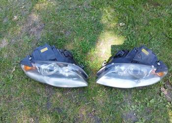 Audi A4 B7 Lampy przód zderzak maska