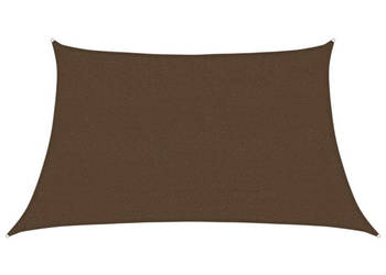 Żagiel przeciwsłoneczny 160 g/m² brązowy 3/4x2 m HDPE WM-311818