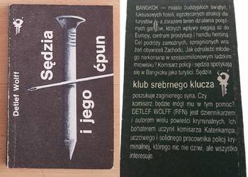 Sędzia i jego ćpun, Wolff Detlef, kryminał, sensacja, thrill
