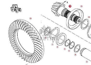 Fendt 924 927 930 933 936 Vario Valtra Wałek Atakujący Z Kołem z12x43 9451…