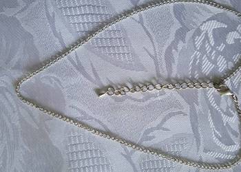 POSREBRZANY KRÓTKI ŁAŃCUSZEK