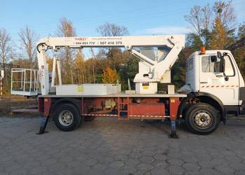 Wumag WT 220 , Mercedes 1414, podnośnik koszowy zwyżka