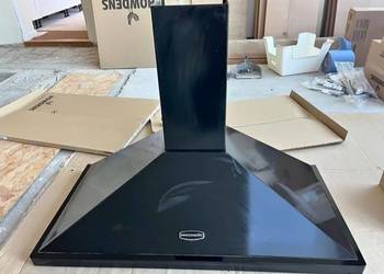 Okap Falcon 90cm czarny stan idealny