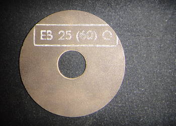 Tarczka do cięcia EB 25 (60) O - ø75/ø20/2,0