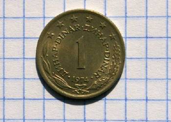 1 DINAR 1974 ROK - JUGOSŁAWIA