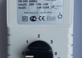 ARW 0,6/2 Jednofazowy regulator prędkości obrotowej BREVE