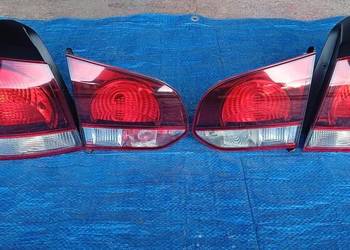 Lampy tył golf 6 highline ciemne komplet z wkładami.
