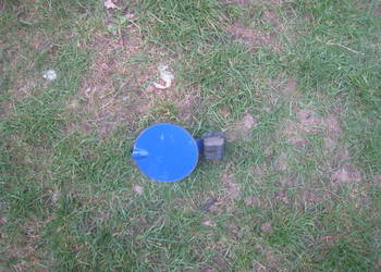 Klapka wlewu paliwa Opel Corsa C 00-06 granatowa/fioletowa