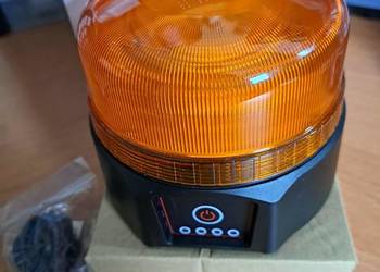 LAMPA BŁYSKOWA LED NA MAGNES  Z MOŻLIWOŚCIĄ ŁADOW. NA BATERIE USB 12-24V