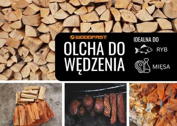 Drewno olchowe do wędzenia, drewno do wędzenia, olcha