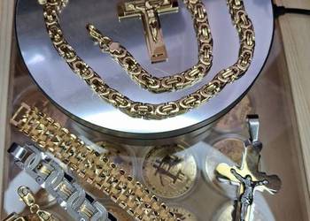 biżuteria srebrna złota czarna łańcuchy bransolety wisiory kubańskie i inne