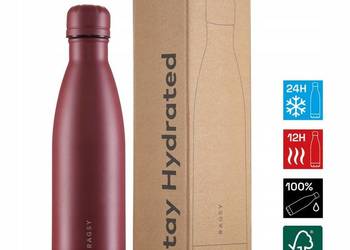 Butelka Termiczna Original 500 ml BPA FREE 12/24H - Burgundy / Bordowy