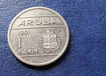 Stare monety 1 floren 1991 Aruba