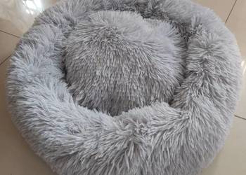 Legowisko włochate dla psa szare 22759