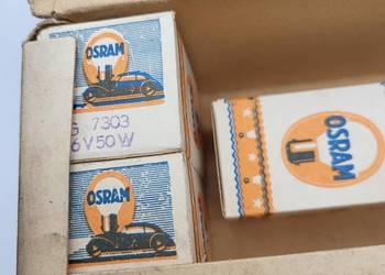 ŻARÓWKI 6V OSRAM  3 SZTUKI NOWE ŻÓŁTE Z EPOKI