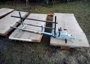 Cięcie desek pilarką