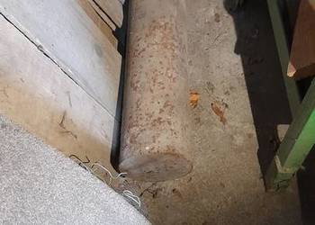 wałek stalowy H40 (170 kg, fi 160 x 110 cm; nowy 160 zł nt/ 10 cm)