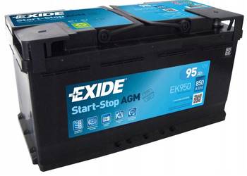 Akumulator 95Ah 850A EXIDE AGM START&STOP EK950